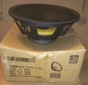 15190 5 Core 5core 15 Inch Subwoofer Speaker 700w Max 8ohm 3 Vc Audio Pa Dj Sub Woofer