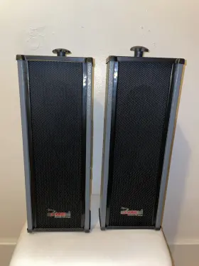 100w 5 Core 810047164340 5core Outdoor Speakers Stereo In Wall Peak Passive Home Audio System 2 Pcs