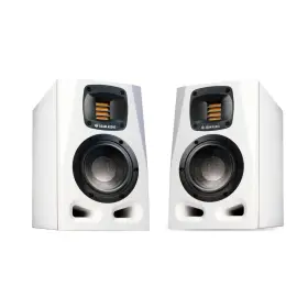 Adam Audio Adama4v-white K1 A4v 4 Inch Powered Two Way White Studio Monitor Bundle 2 Pack