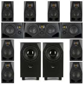 Immersivesysa1 Adam Audio 7.1.4 Immersive Studio Monitor System