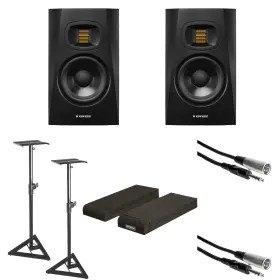 Stx-105m Adam Audio T5v 5 Inch Studio Monitors With Isolation Pads And Accessories