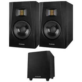 T5v-k Adam Audio T-series T5v 5 Inch 70w Nearfield Monitor Pair W/t10s 10 130w Subwoofer
