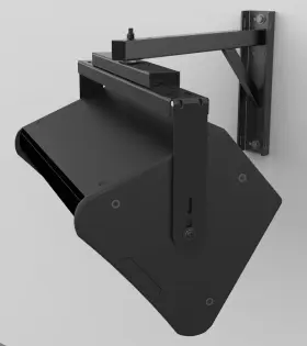 Sas-200-wm-blm-01 Adaptive Technologies Group Sas-200-wm-blm Steerables Indoor Wall Arm Speaker Mount