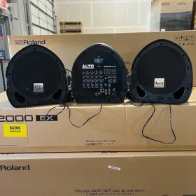 Mpe350 Alto Mixpack Express Portable Professional Pa System With 2 Speaker Stands