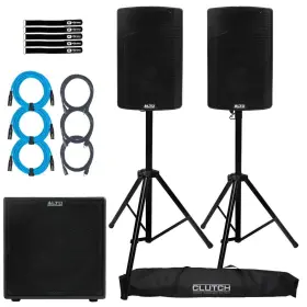 Tx412 Alto Professional 789049909306 12 Inch Powered Active Speakers Pair W 18 Subwoofer Package