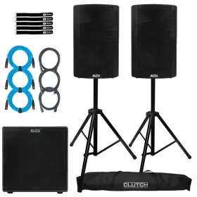Tx415 Alto Professional 789049909320 15 Inch Powered Active Dj Pa Speaker Pair W 18 Subwoofer
