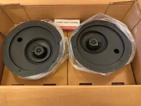 Ds64 Amk Innovations 6 Inch Secondary Ceiling Speakers 1 Pair Not Poe No Grills