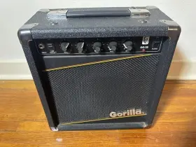 Gg-25 Amp Vintage Gorilla Guitar Amplifier Inch The Tube Cruncher 50w Black Works