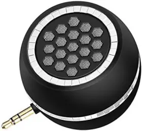 As Shown 611885906860 K-tech Mini Portable Speaker 3w Mobile Clear Bass Aux Audio Interface