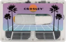 Cr3045tl-vw Audio-technica Crosley Cassette Wireless Bluetooth Speaker Vaporwave Translucent
