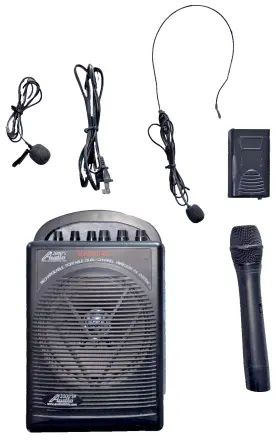 Awp6040b Audio2000s Portable Rechargeable Pa System