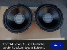Audiobahn 047223071233 15 Inch Speaker Special Addition