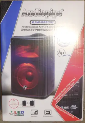 Djap-b895bt Audiopipe 8 Inch Pro Active Loudspeaker Dj Karaoke Portable Battery