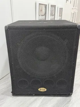 Ms-18s B-52 18 Inch Passive Pa Speaker 800w Rms Wired 8 Ohm Black Ms-18s B-52 18 Inch Passive Pa Speaker 800w Rms Wired 8 Ohm Black