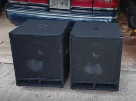 15ldn76 B&c Speakers Passive Subwoofers 15 Inch Lightweight Neodymium In Seismic Audio Cabinets