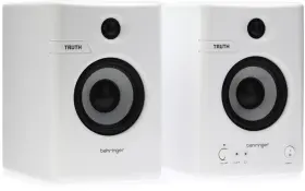 0316-acj86-us1 Behringer Truth 4.5-inch Powered Studio Monitors With Bluetooth - White