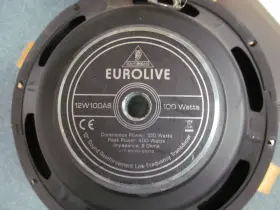 12w100ab Behringer Eurolive 100 Watts 8 Ohms 12 Inch Replacement Speaker