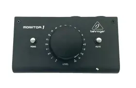 Behringer 653341304636 Monitor1 Premium Passive Stereo Monitor And Volume Controller Black