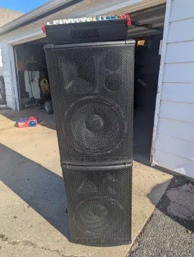B1800-pro Behringer Eurolive B1800 Pro 18in Passive Subwoofer 800w Rms 4 Black