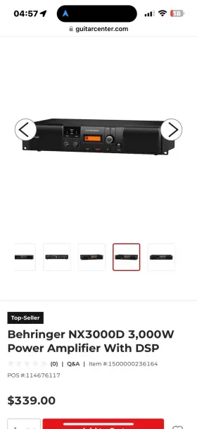 Nx3000d Behringer