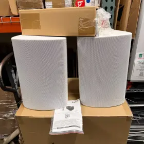 910.0110.900 Biamp Dx-s8-w Desono 8 Inch Coaxial Surface Mount Speakers White Pair
