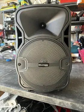 Bjs-208bt Blackmore Portable Pa Speaker 80w 8in Bluetooth Usb Aux Black