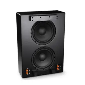 Blaze Audio 810103860988 C8s Sub - Black Compact And Shallow On-wall Subwoofer