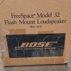 008147 Bose Freespace Model 32 Flush Mount Loudspeaker White 70v 4 Ohm Wired