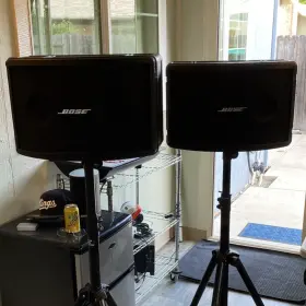 026488932780048ae Bose 2 Panaray 802 Series Iii Portable Pa Speaker Wired 8 240w Stands Included