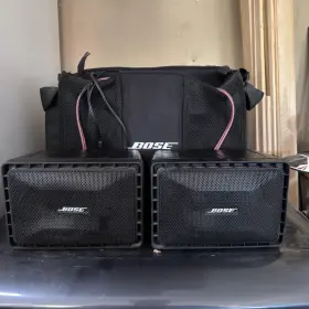 16992 Bose Roommate Ii Powered Speakers Pair Wired Rca 30w Black With Carry Bag 16992 Bose Roommate Ii Powered Speakers Pair Wired Rca 30w Black With Carry Bag