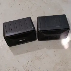 695422 Bose 101 Music Monitor Wired Passive Speakers Pair Black 60w Banana Jack 4 Ohms
