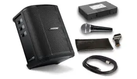 Pga48 Bose S1 Pro Bluetooth Speaker System Bundle With Battery Shure Microphone