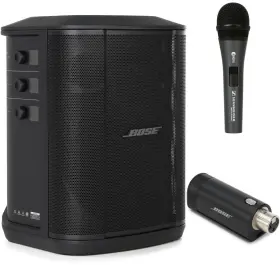 S1prope825swbn Bose S1 Pro Multi-position Pa System And Sennheiser E825-s Wireless Bundle