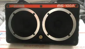 Ms-100a Boss Vintage Monitor Speakers In Original Box A Product Of Roland