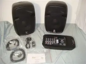 Caipps210 Caicoustic 8 Channel 2x10 Inch Portable Pa System With Bluetooth And Effects