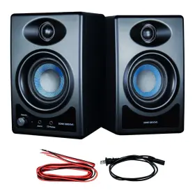 Cl-sg3bt Clutch 3.5 Inch Black Desktop Computer Audio Music Studio Monitor Speakers W Bluetooth