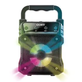 Coby 643620020425 Portable Bluetooth Speaker Wireless Pa System With Fm Radio Micropho