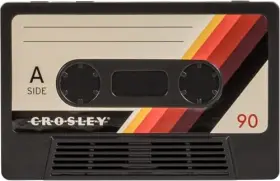 Cr3045bk-cs Crosley Cassette Tape Portable Wireless Bluetooth Speaker Black