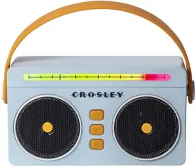 Cr3050a-sb Crosley Mini Boombox Retro Portable Bluetooth Speaker Sky Blue