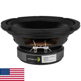 B0002krbh8 Dayton Audio Dc160-8 6.5 Inch Classic Woofer - Deep Bass Diy Speaker