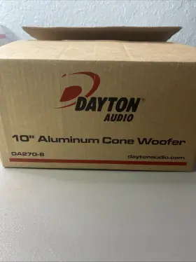 Da270-8 Dayton Audio 10 Inch Aluminum Cone Woofer
