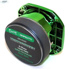 Deejay Led 816794027457 Tbhtwgreen Deejayled Bullet Tweeter Green