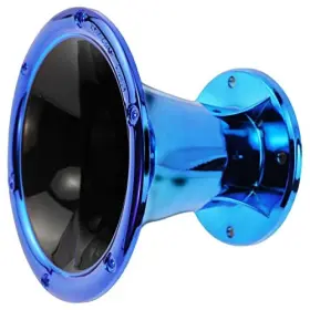 Tbh2inhornbkblue Deejay Led 2 Bolt On Horn Black Blue