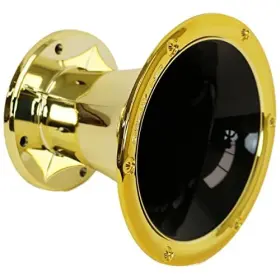 Tbh2inhornbkgold Deejay Led 2 Bolt On Horn Black Green
