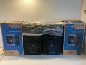 Dpa-313 Digital Audio Pro Concert Series Speaker Systems Pair - Made In Usa Box