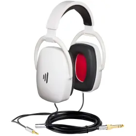 Ex29pluswh Direct Sound Ex29 Plus White Dynamic Closed Headphones With Back Speakers