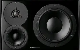 963131 Dynaudio Lyd 48 3-way Powered Studio Monitor Left Side - Black
