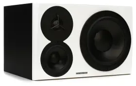 963177 Dynaudio Lyd 48 3-way Powered Studio Monitor Left Side - White