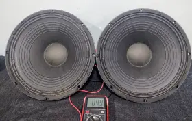 Woofers-8 Eaw Lc15/3008-8 2x 15 Inch -ohm And Audibly Tested-for Sm159zi-pair-nice