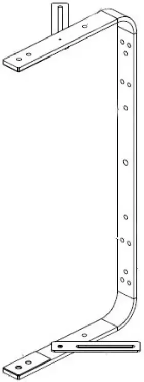 Electro-voice 701001099016 Evf-ub-white U-bracket For Evf Series Loudspeakers White